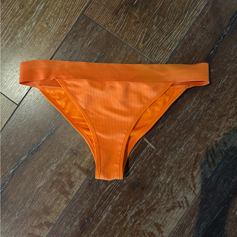 Frankies Bikinis Orange Bathing suit bottoms